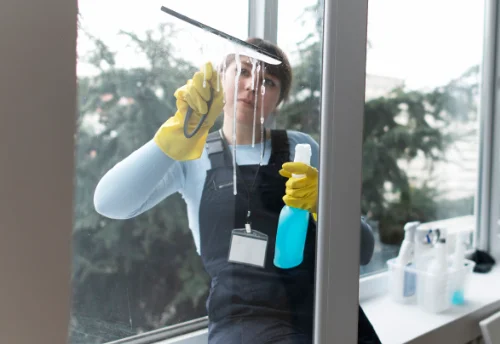 Nettoyage de vitres intérieures et extérieures aux Gras